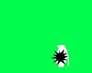 Green background black white starburst - pop art free wallpaper