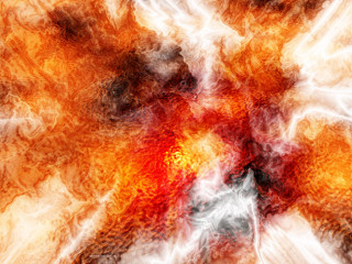 Blurry red yellow flower white 2 - a blurry image free wallpaper