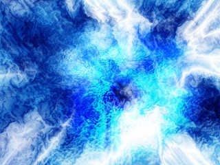 Blue white abstract background clouds - a blue center free wallpaper