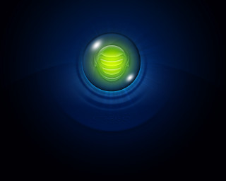 Green blue lightup button black - button free wallpaper