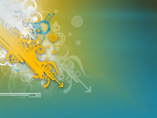 Blue yellow abstract background white - graphic design free wallpaper