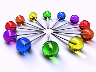 Colorful balls white background circle - a wireframe diagram free wallpaper