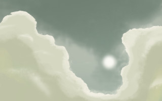 Clouds sun moon mountain ocean - benoit b. mandelbrot free wallpaper