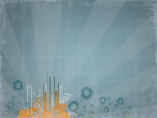 Grungy background yellow blue circles 2 - aaron douglas free wallpaper