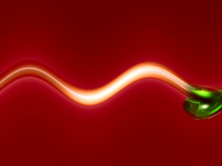 Red background green apple red 4 - kinetic free wallpaper