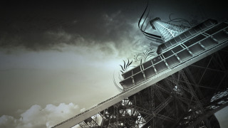 Tall metal structure sky background 2 - a skateboard free wallpaper