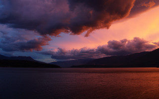 Large body water cloudy sky 2 - david boyd free wallpaper