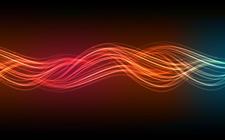 Colorful wave light black red - a colorful wave of light free wallpaper