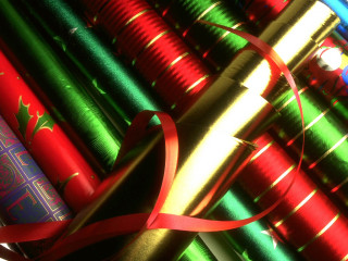 Colorful wrapping paper red ribbon - 4 k hd wallpaper free wallpaper