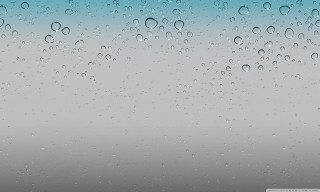 Window waterdrops blue sky white - minimalism free wallpaper