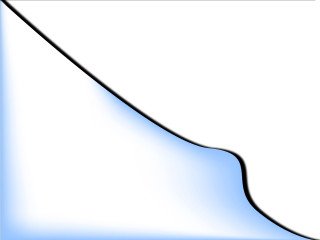 Blue line up hill white - a blue line free wallpaper