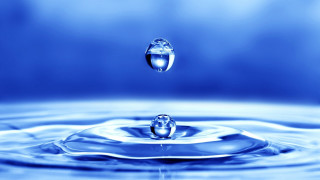 Water drop blue liquid droplets - an gyeon free wallpaper