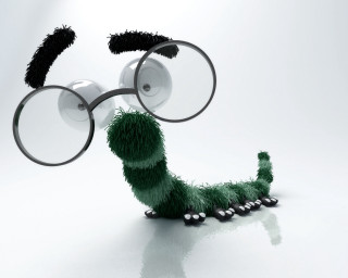 Green creature glasses long tail - a green creature free wallpaper