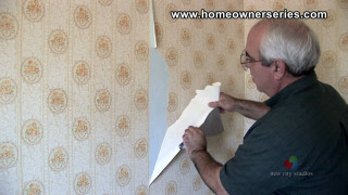 Man putting paper wallpapered wall - doug ohlson free wallpaper
