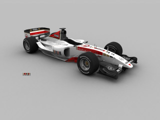 White red race car gray 4 - simple free wallpaper