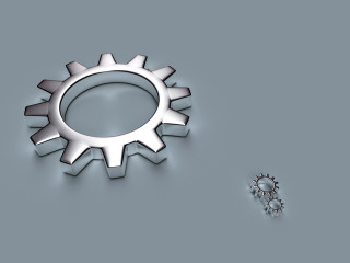 Metal gear hole tiny object 2 - a hole in the middle of it free wallpaper