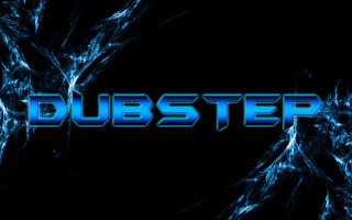 Blue dubstep abstract forest branch - plain background free wallpaper for desktop