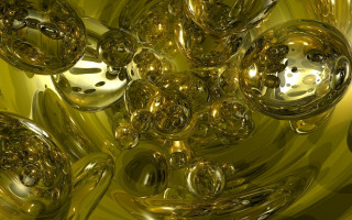 Shiny balls yellow black white 2 - shiny free wallpaper