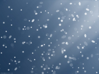 Blurry snowflakes blue sky sunlight - against a blue sky background free wallpaper