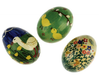 Painted eggs birds cloisonnism Baroque - the other free wallpaper