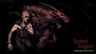 Demon man chains shackles knife - his hand and a demon free wallpaper for desktop