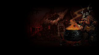 Witch stirring pot fire demon - bloodborne free wallpaper