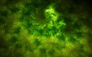 Green yellow swirl black background 2 - subsurface free wallpaper for desktop