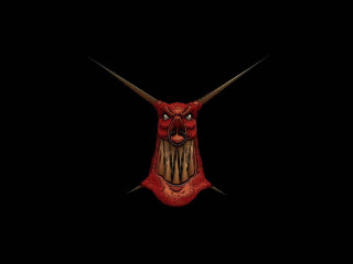 Red demon horns fangs dark - a red demon free wallpaper for desktop