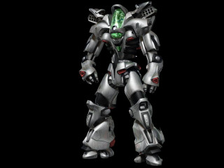 Robot green light face arms 2 - mecha free wallpaper