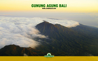 Mountain clouds sign gunung agung 2 - ding guanpeng free wallpaper