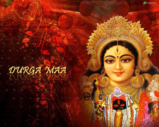 Divine indian woman red background - divine free wallpaper