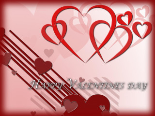 Valentines day card hearts arrows 4 - a valentines day card free wallpaper