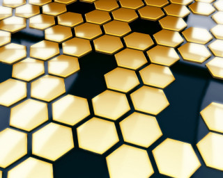 Cell phone yellow background hexagonal - hexagonal free wallpaper for desktop