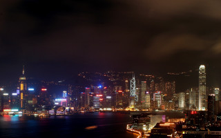 City skyline night lights buildings 12 - cui bai free wallpaper for desktop