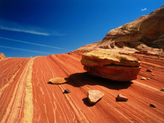 Rock formation desert sky background - ansel adams free wallpaper