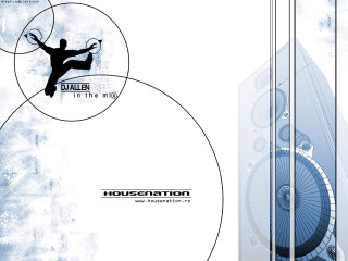 Brochure man tennis racket blue - circle free wallpaper