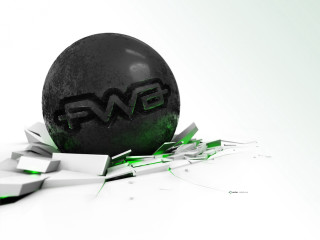 Black ball swf breaking 3d - a black ball free wallpaper
