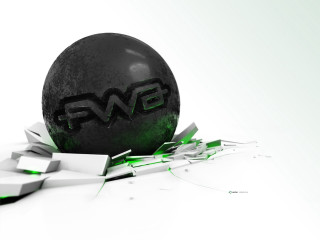Black ball gwp breaking white - a black ball free wallpaper