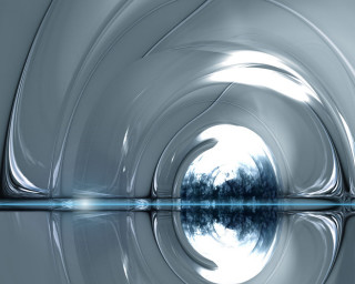 Large circular object reflection trees - anish kapoor free wallpaper