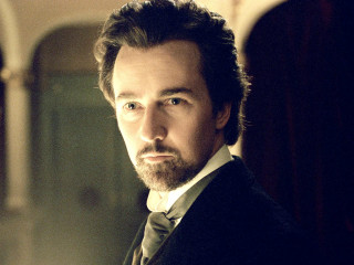 Man beard suit serious look - victorian free wallpaper