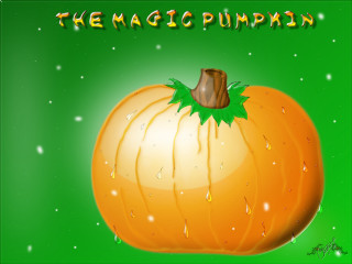 Magic pumpkin green background pop - ammi phillips free wallpaper