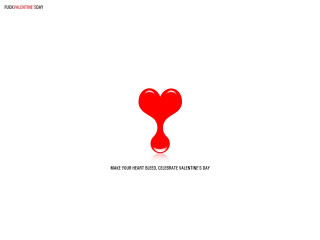 Red heart shaped object quote - a quote free wallpaper