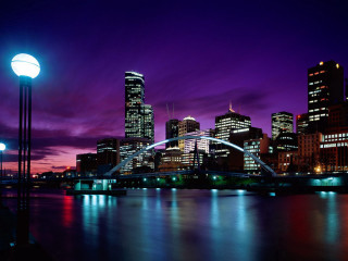 City skyline bridge river night 50 - alexander johnston free wallpaper for desktop