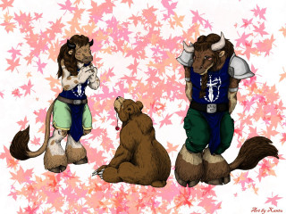 Animals standing wall stars dog 2 - a couple of animals free wallpaper