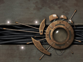 Clock tools center wires biomechanical - wire free wallpaper