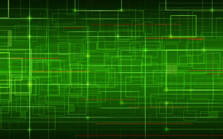 Green background red lines squares - computer art free wallpaper for desktop
