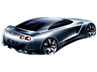 Silver sports car drawing white 2 - a drawing free wallpaper