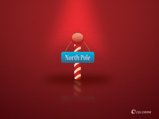 Red background blue sign northpole 2 - north free wallpaper