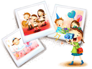 Girl camera birthday card boy - photographic free wallpaper
