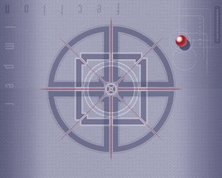 Red ball blue background cross - golden ratio illustration free wallpaper